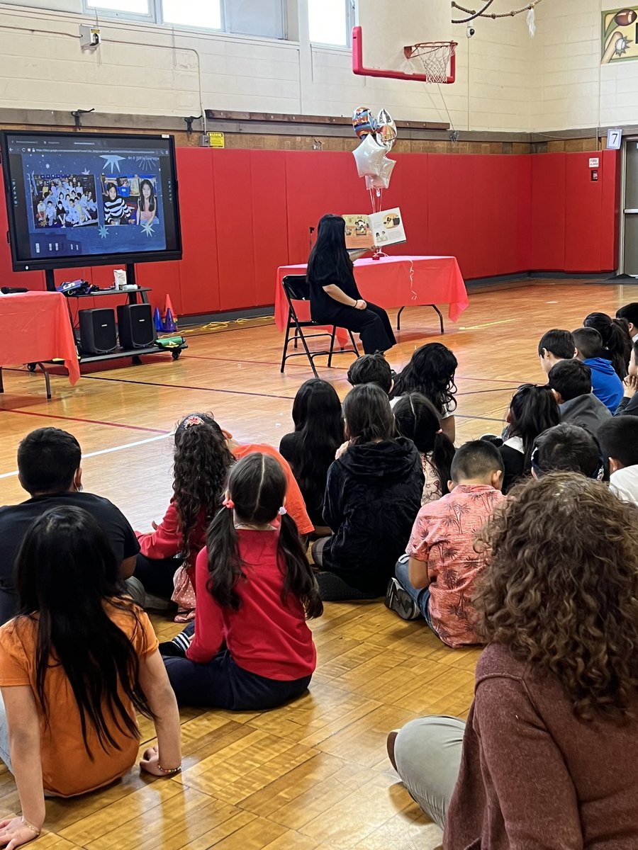 Northwest was visited by author, Areli Morales today.  She came to read some of her book and share her story about coming to the US from Mexico at a young age.  Students loved it!  #areliisadreamer #authorvisit