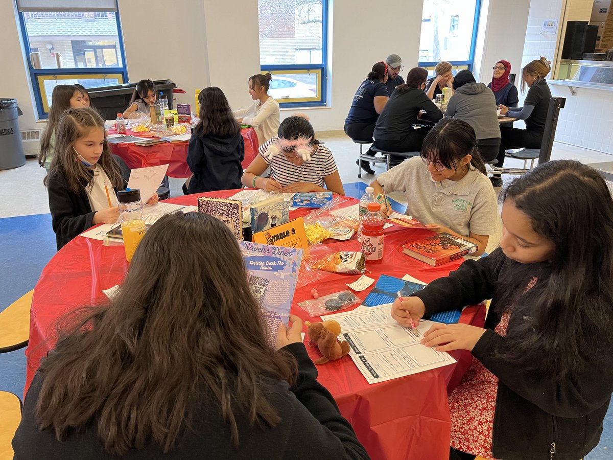 Another fabulous “Book Tasting” at PS #3. Students sampling a variety of books! Thank you to Ms. Juncosa, 4th Grade Teacher &amp; Master Chef, for making this awesome event possible.   ❤️📚📚⁦<a href="/WestNYSchools/">West New York School District</a>⁩