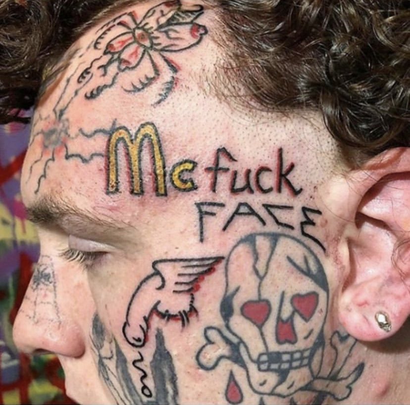 its_The_Dr's tweet image. I don’t understand people doing that to their face.