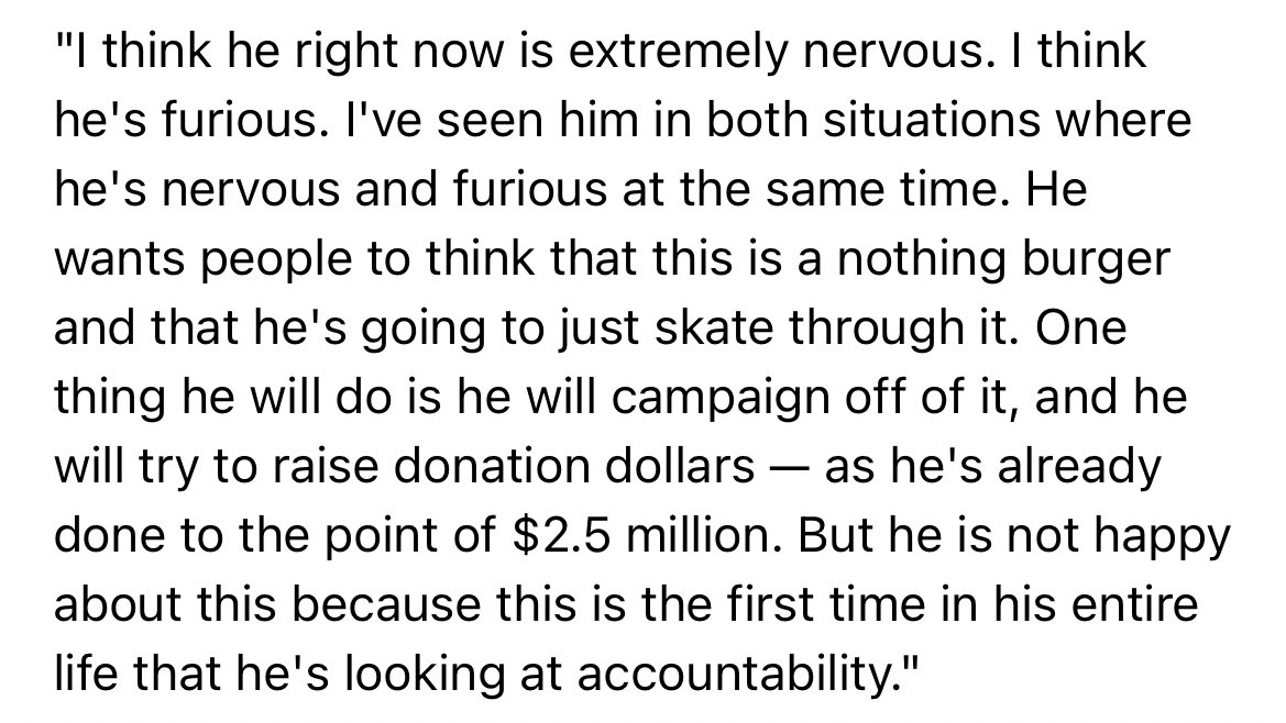 On @npratc, @jmsummers asked @MichaelCohen212 what he expects former President Trump is thinking. Here's what he said: