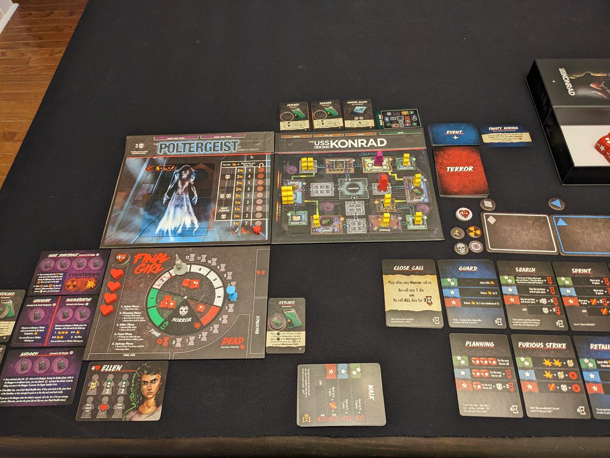 SethKumpf's tweet photo. Ghost on spaceship!

Final Girl by A.J. Porfirio and Evan Derrick from Van Ryder Games https://t.co/Eo7DyZgYgP