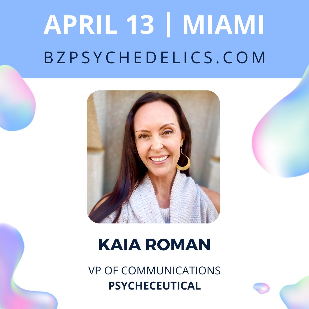 psycheceutical's tweet photo. Expand your mind &amp; be part of the future of mental health with Psycheceutical's @ZappyZapolin and @KaiaRoman, speaking at this year's @Benzinga Psychedelics Capital Conference on April 13. ⁠
⁠
Save 20% on tickets with our code, "PSYCHECEUTICAL20" - https://t.co/kcV4Bq6TBB https://t.co/EHhDEmXhAs