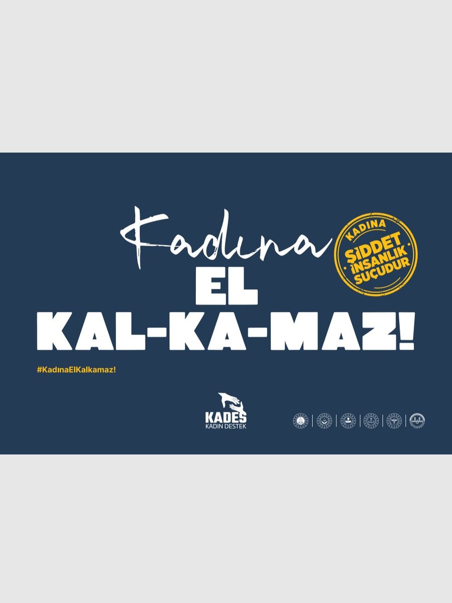 Kadına şiddete karşı hep birlikte mücadele edeceğiz.

#KadınaElKalkamaz

@hasan_kokrek @karaoglan_necmi @ugurakbaba1453 @tcmeb @agri_mem_arge @tutakmem