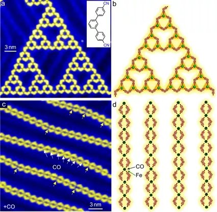 ChaoLi007's tweet photo. New paper just published in @NSR_Family
，a structure transformation from high-spin Fractal to low-spin chains assisted by CO or CO2. 
 https://t.co/EL4ig3HQ4C https://t.co/vU93fmoGSz