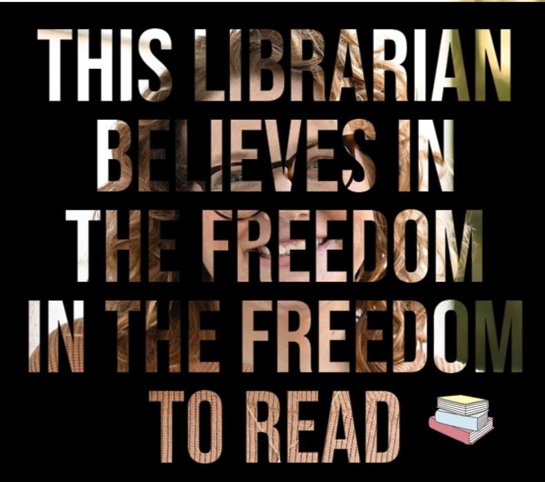 I absolutely love this from @cuethelibrarian let's make it trend. It's a creative way to support intellectual freedom. #ACEleaders #freadomtoread #freadom #librariesofinstagram #librariestransform #librarymediaspecialist @Mrs_bongi #AdobeEduCreative @AdobeExpress