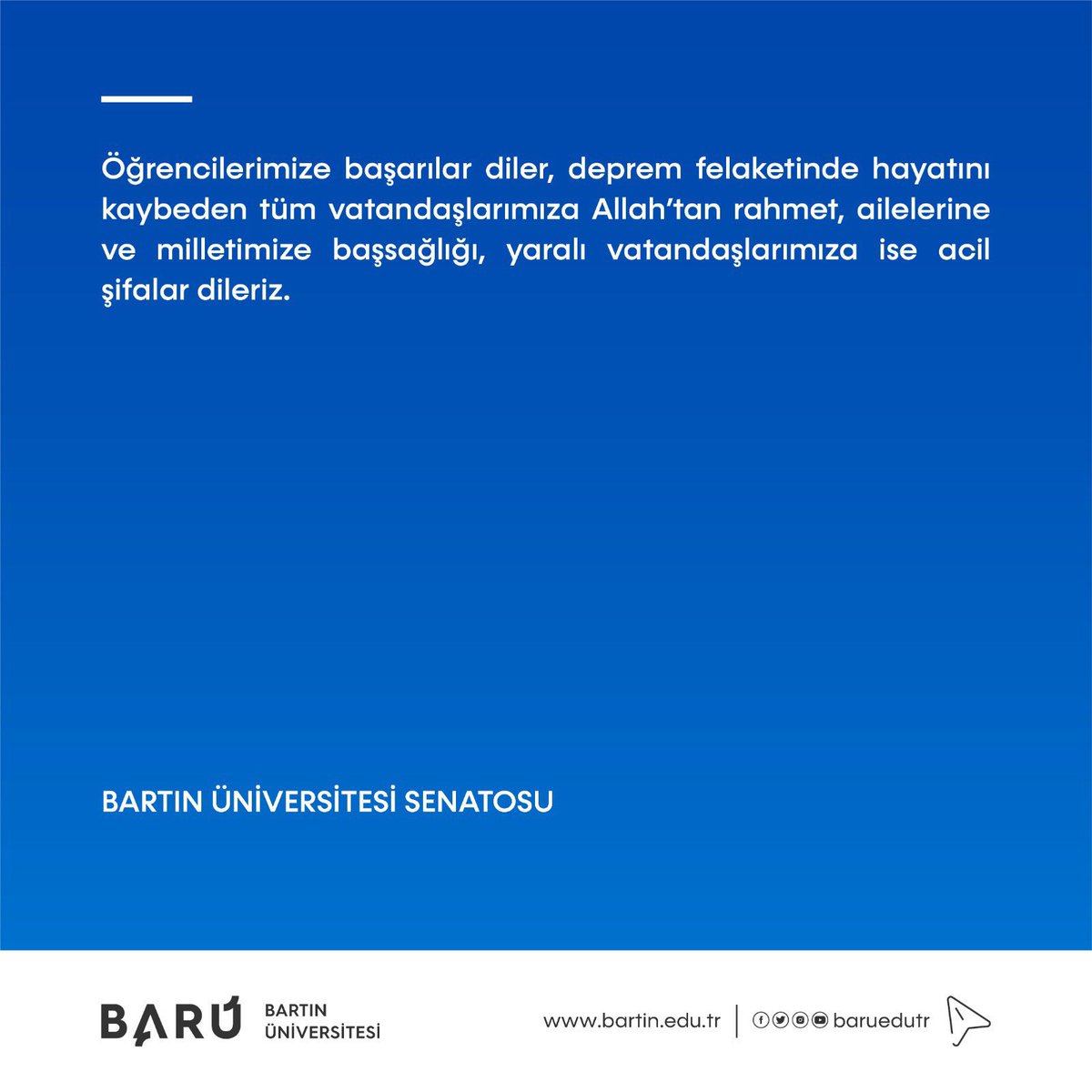 Bartın Üniversitesi Eğitim-Öğretim Süreçleri Hakkında ‼️📢