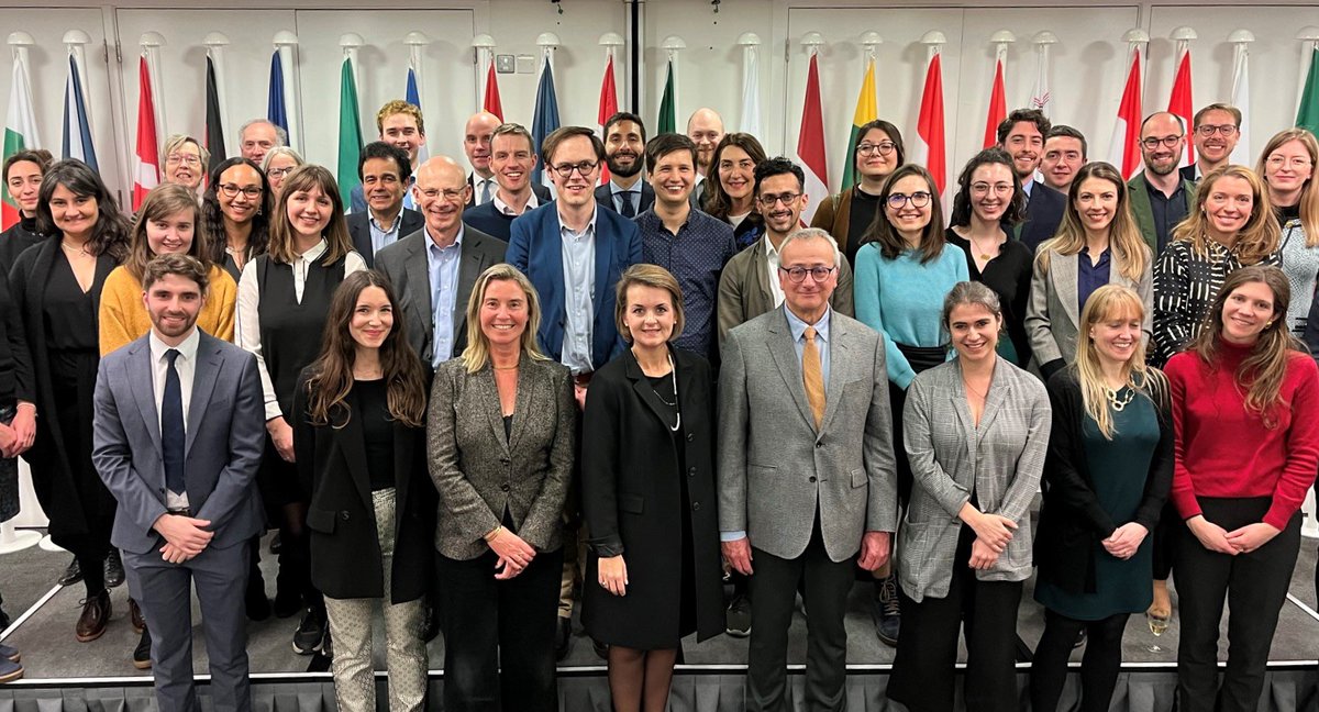 Delighted to welcome Rector <a href="/FedericaMog/">Federica Mogherini</a> to Europe House for a wonderful gathering of the <a href="/collegeofeurope/">College of Europe</a> UK Alumni Association, a great opportunity to make new connections, engage and inform –with particular thanks to our panel <a href="/GeorginaEWright/">Georgina Wright</a>, @natcopsey and <a href="/nickheathUKGov/">Nick Heath</a>