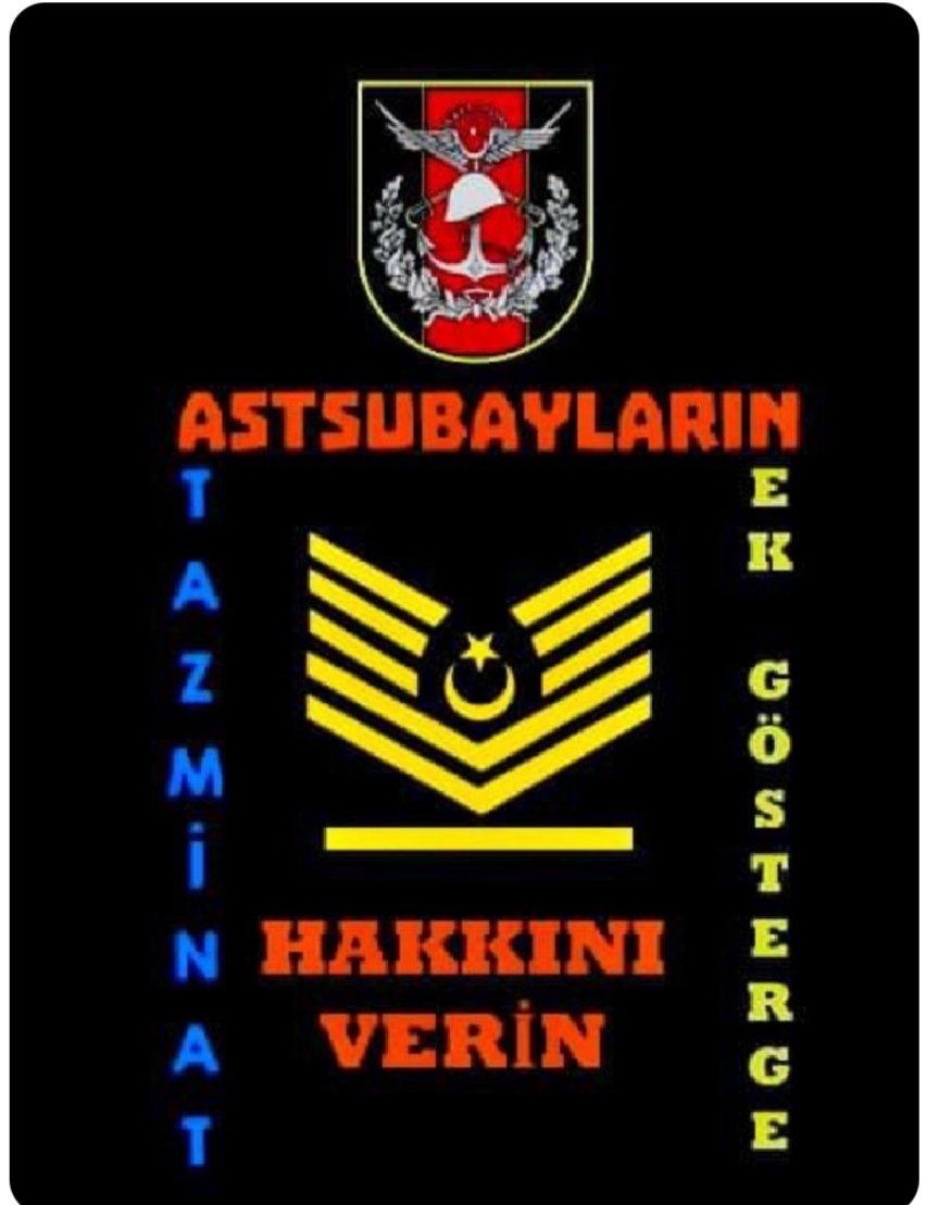 asaf_eraslan's tweet photo. #HedefTazminat Vatanımız için can verdik, kan dökdük, yılmadık, yıkılmadık, vazgeçmedik. Tüm genç arkadaşlarımızın mağduriyetleri giderilinceye kadar çalı��acağız. Astsubay yorulmaz. Astsubaylar vazgeçilmez. Tazminat Astsubayların hakkıdır. 🇹🇷 https://t.co/ks1NBqrpin