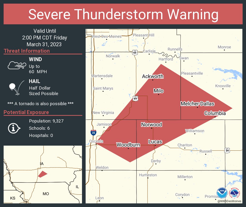 NWS Severe Tstorm on Twitter "Severe Thunderstorm Warning continues