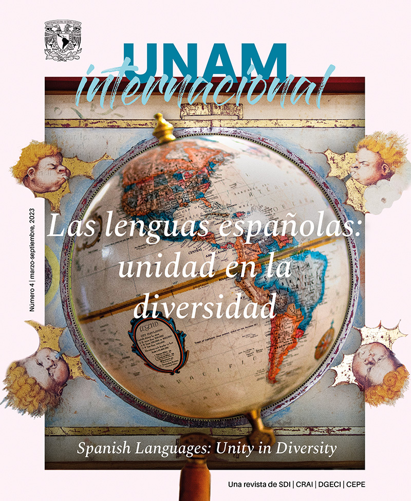 DGECI - UNAM (@dgeci) on Twitter photo 📣¡ES HOY! ¡ES HOY!
Ya se encuentra disponible el número 4 de la <a href="/Revista_UI/">Revista UNAM Internacional</a> :
Las lenguas españolas: unidad en la diversidad 🗣️
✨Consúltala, descárgala, léela y participa en: revista.unaminternacional.unam.mx 📣¡ES HOY! ¡ES HOY!
Ya se encuentra disponible el número 4 de la <a href="/Revista_UI/">Revista UNAM Internacional</a> :
Las lenguas españolas: unidad en la diversidad 🗣️
✨Consúltala, descárgala, léela y participa en: revista.unaminternacional.unam.mx