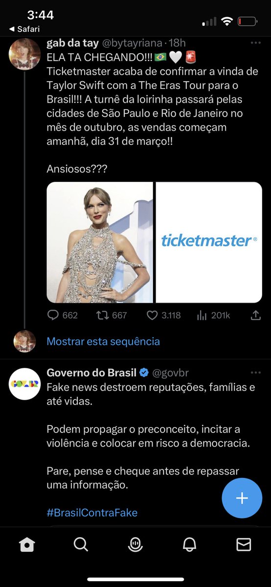leletsdias's tweet photo. @bytayriana fake news destroem vidas tweet logo depois desse……….. https://t.co/1Phf7l86GS