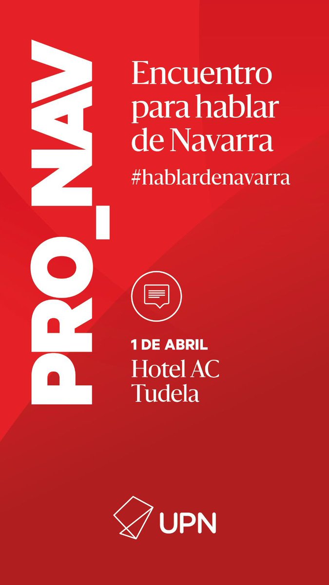 alextoquero's tweet photo. Mañana, en #Tudela, hablamos de #Navarra. ¿Te apuntas?@UpnTudela_ @upn_navarra #hablardenavarra #pronav https://t.co/brBzYAmgu3