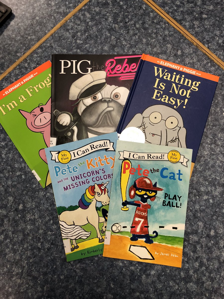 RockWriteRead's tweet photo. Some fun new books! PTA and family donations. ๐ #cpmrocks https://t.co/V13S3LkYd6