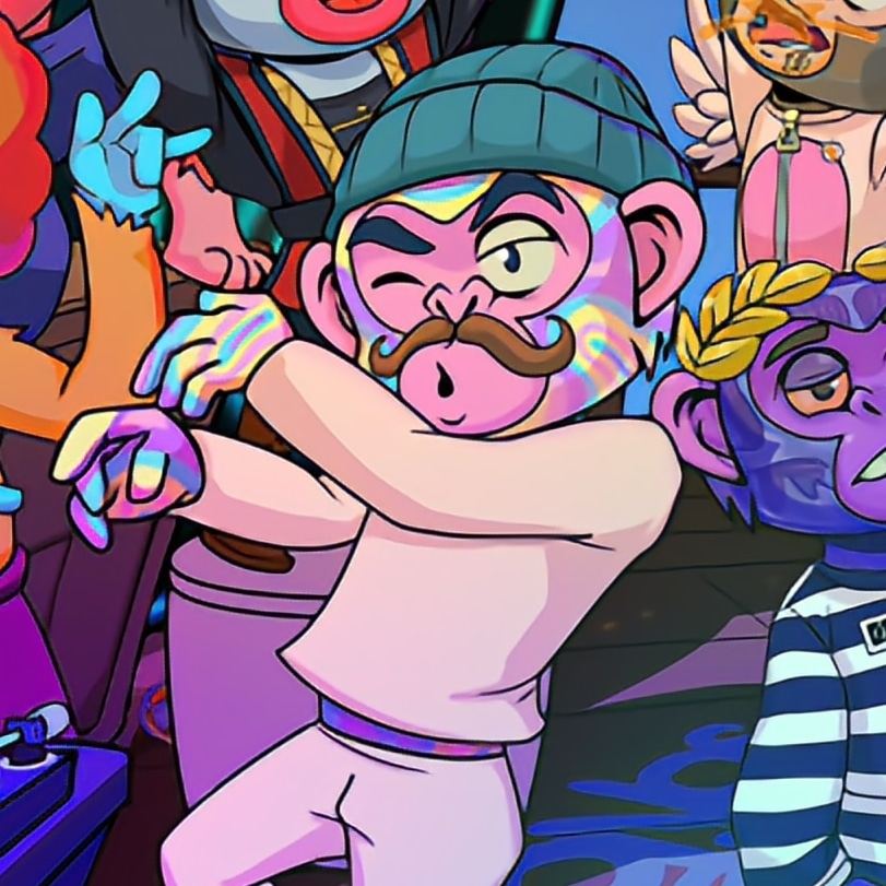 HueChimpner's tweet photo. Ok @pugsandcrypto I want to see everyone's favorite chimp and a reason why @CronosChimpClub mine is my PFP because he made it full body from the chimp artist and look at that swirl #showmeyours #CronosChimp #Ccc #cro can't wait for loyalty program either https://t.co/SZrZfMSq4w
