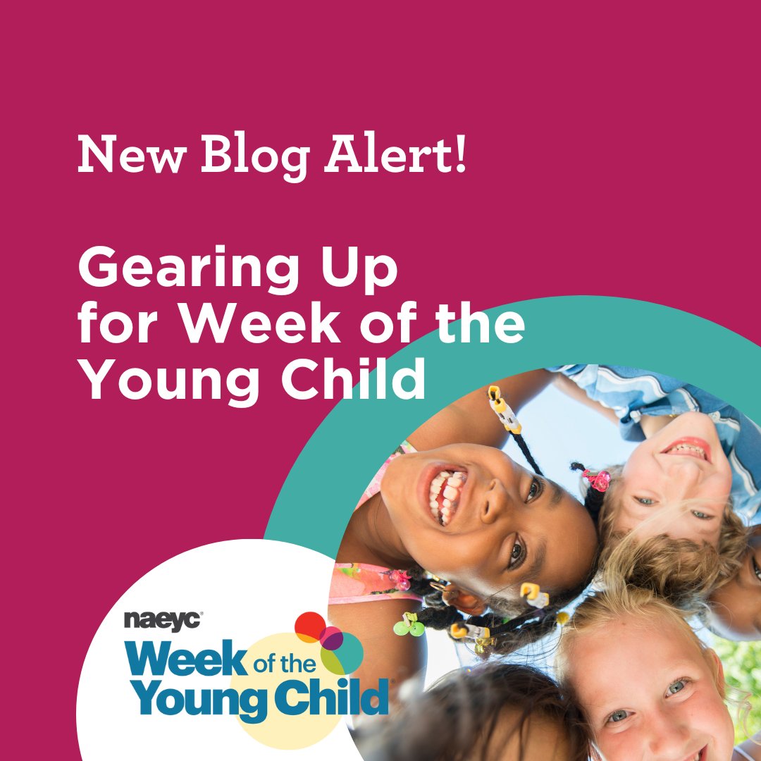 NAEYC's tweet photo. Join us for a fun-filled week celebrating early learning, young children, their teachers, families, and communities!

To learn how to celebrate with us, please visit our newest blog post.

https://t.co/221skC29Jc https://t.co/CcTJ3Jp22Y