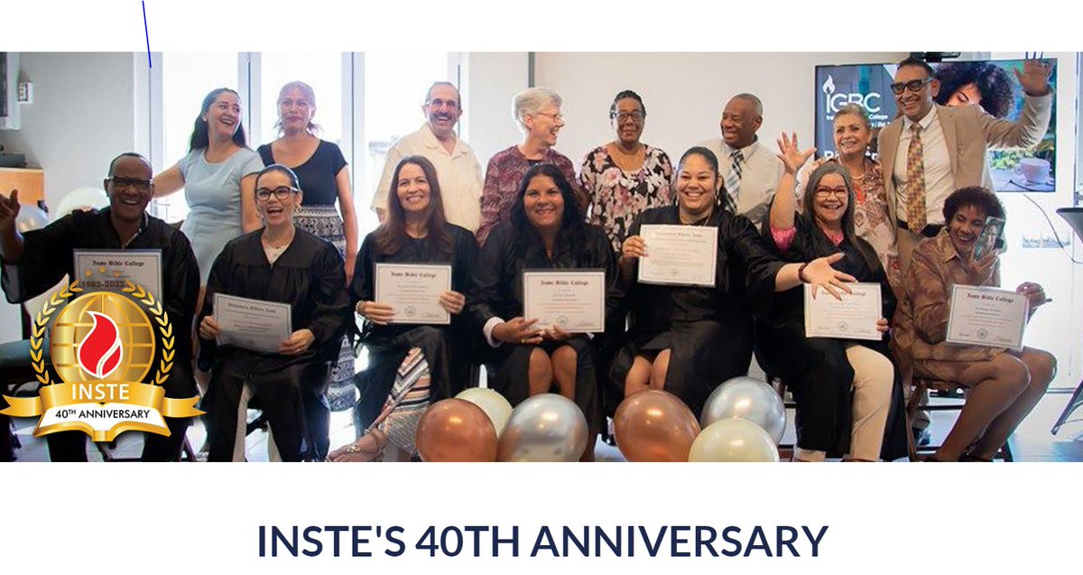 InsteGlobal's tweet image. Its INSTE's 40th anniversary. Thanks Lord for the impact INSTE has around the world. 40 nations &amp;amp; 17 languages! Share your testimonies &amp;amp; appreciation for Drs. Nick &amp;amp; Leona Venditti here inste.org/anniversary.as… 
Thank you for being an integral part of INSTE!