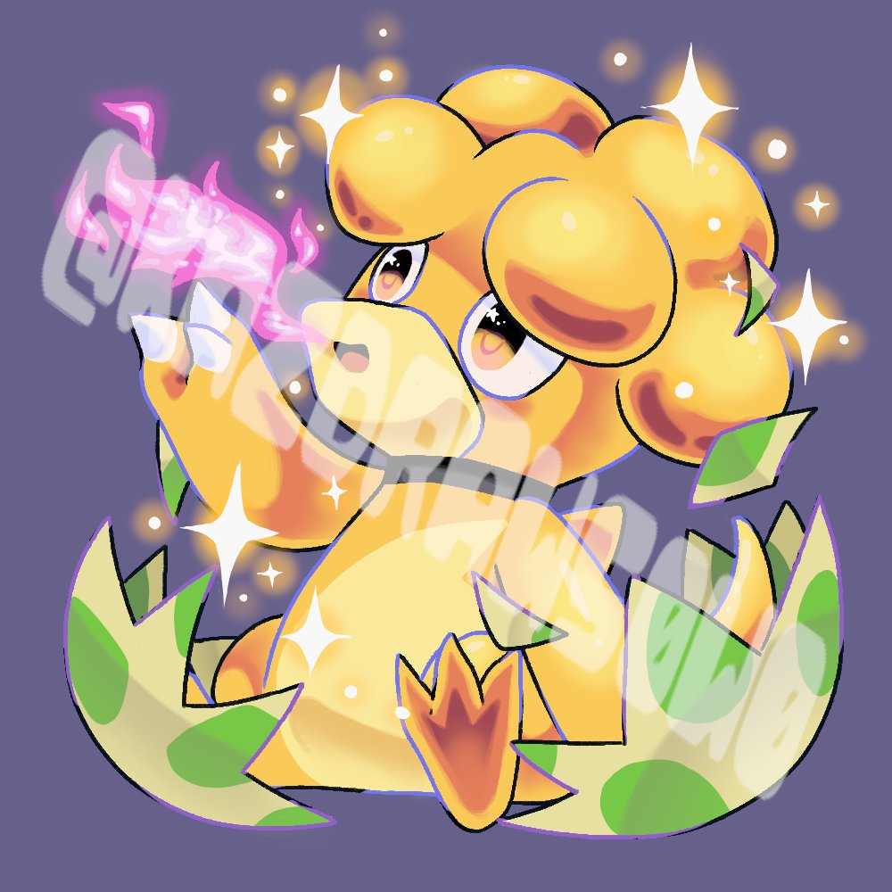 Last minute png made for @PokePlugs for Egg Month! It's fun drawing pokemon you wouldn't otherwise draw! My comms are still closed rn but you can still dm to be on a waiting list!!