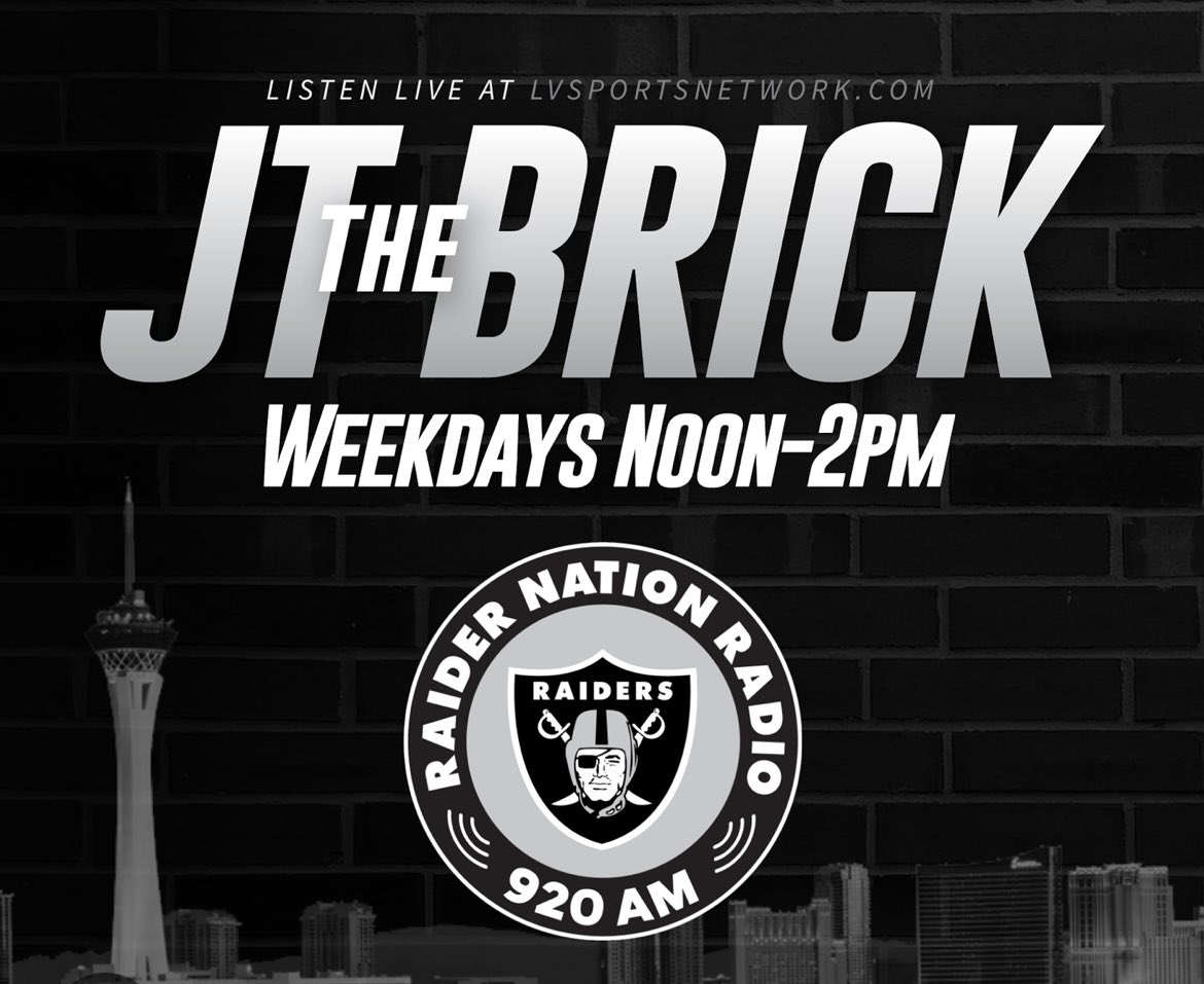 JTTheBrick's tweet image. Friday on @RNR920AM from Vegas from 12-2pm pt. #Raiders return from owners meetings after evaluating top quarterback prospects. #Final4 weekend and #MLB underway. @theleviedwards @stephmackenzie7 
702-365-9200
Brought to you by @CervezaModeloMX