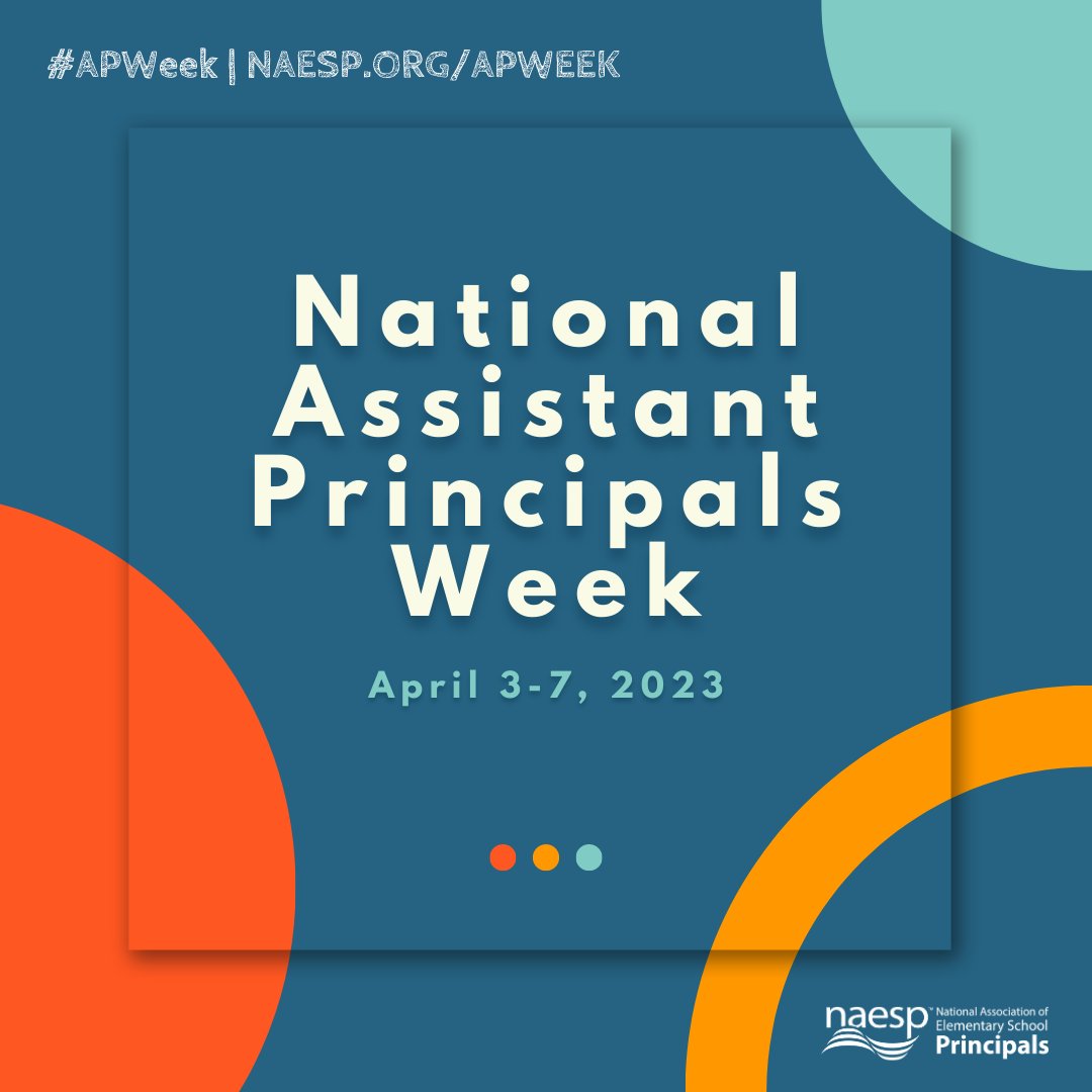 Happy National Assistant Principals Week! Join us, <a href="/NASSP/">National Assoc. of Secondary School Principals</a>, and <a href="/AFSAUnion/">The School Leader</a> as we celebrate APs, whose leadership is key in the success of the school community. We've got resources for APs and downloadable graphics to share why you love being an AP! #APWeek naesp.org/programs/recog…