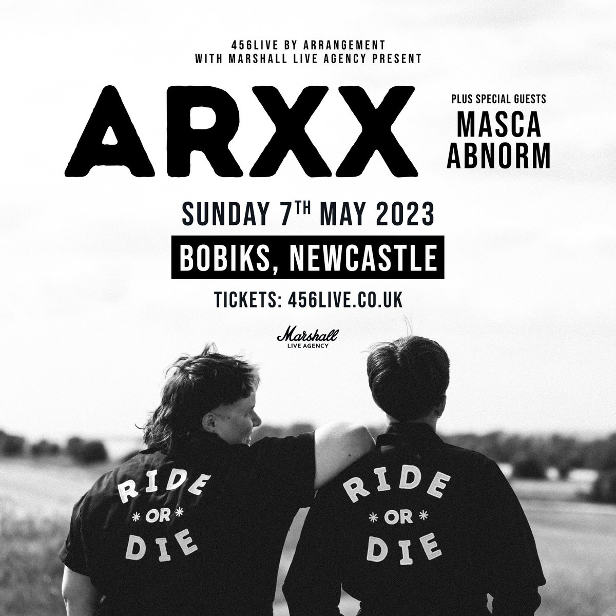 Hiya everyone! We are supporting the amazing @arxxband with <a href="/wearemasca/">Masca</a> on 7th May at <a href="/BobiksNcl/">Bobik's</a> 💗🔥 

Get your tickets here: linktr.ee/abnormband