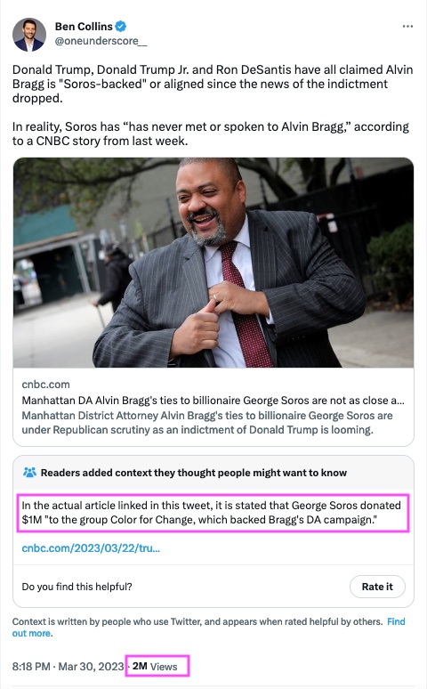 Rasmussen_Poll's tweet image. This @CommunityNotes thing sure packs a punch ...