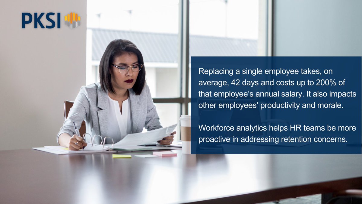 Workforce analytics solutions can look across data silos and uncover hidden insights into why employees leave. pksi.com/products/awa/

#HRanalytics #workforceanalytics
#workforcediversity #employeeattrition #employeeturnover #machinelearning #EmployeeExperience #deeplearning