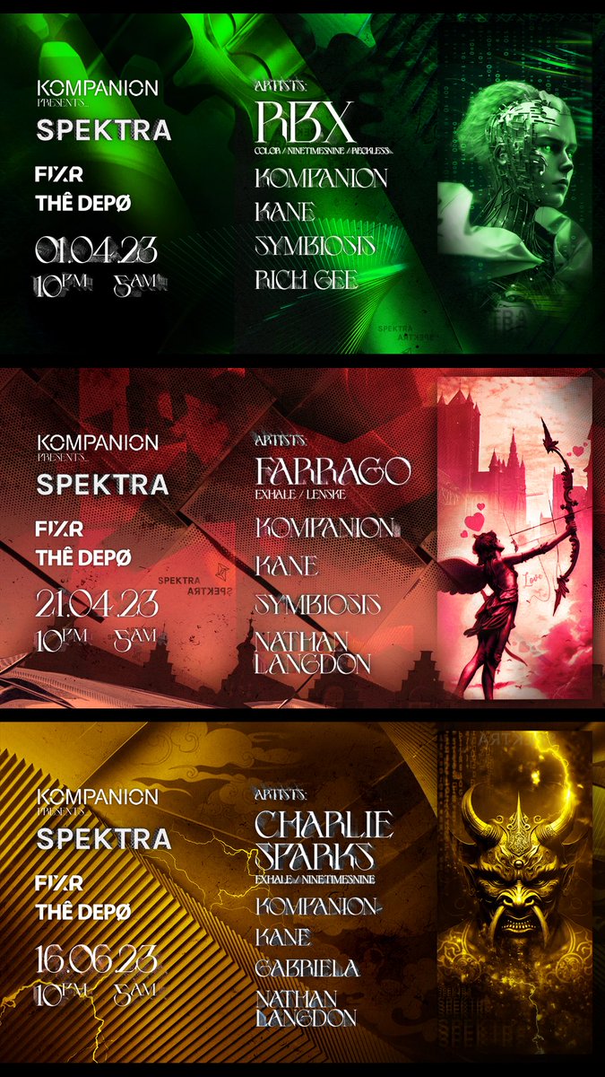 The next few months for Spektra is looking crazy… and there’s still more to come 🤫🎂

Massive thanks to everyone for the continued support 🫶🏻🖤

See you tomorrow at the dance x  

#techno #spektra