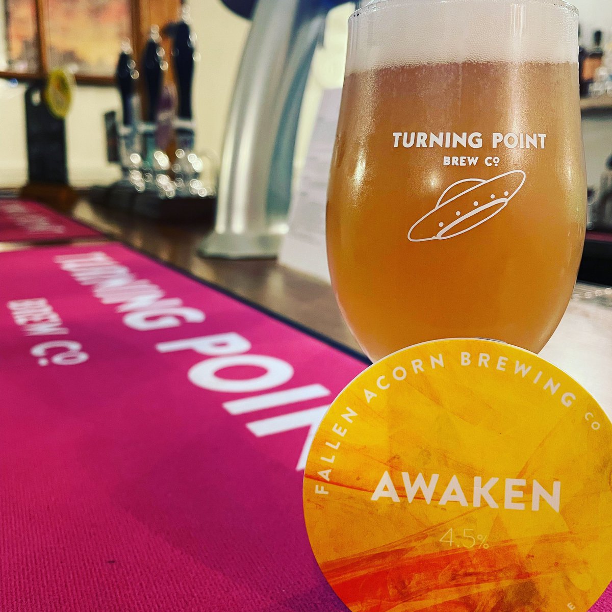 A new and juicy IPA is joining the line!
Awaken by <a href="/FallenAcornBrew/">Fallen Acorn Brewing</a> is an easy-drinking fresh, tropical and citrus IPA with an ABV you can drink all day!
This one is definitely one to last the whole evening!