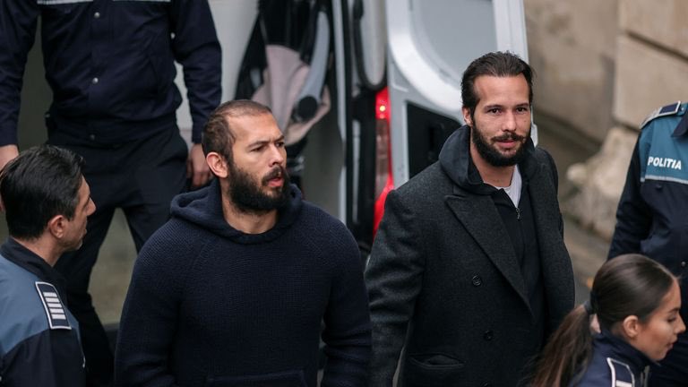 Dexerto's tweet image. Andrew Tate has been released from Romanian jail