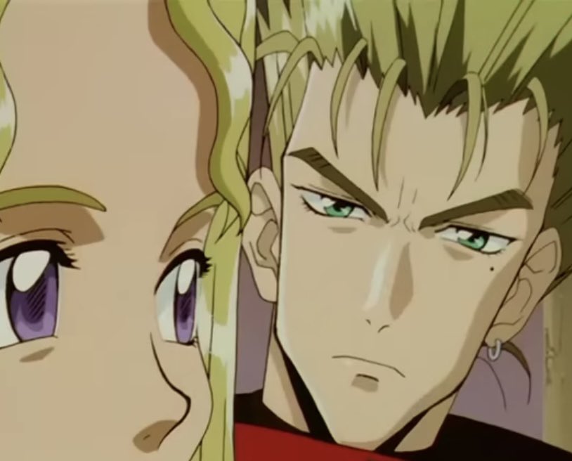 maskofbun's tweet image. if you ever worry about your art style not being consistent enough remember that all these vash screenshots are from the same episode