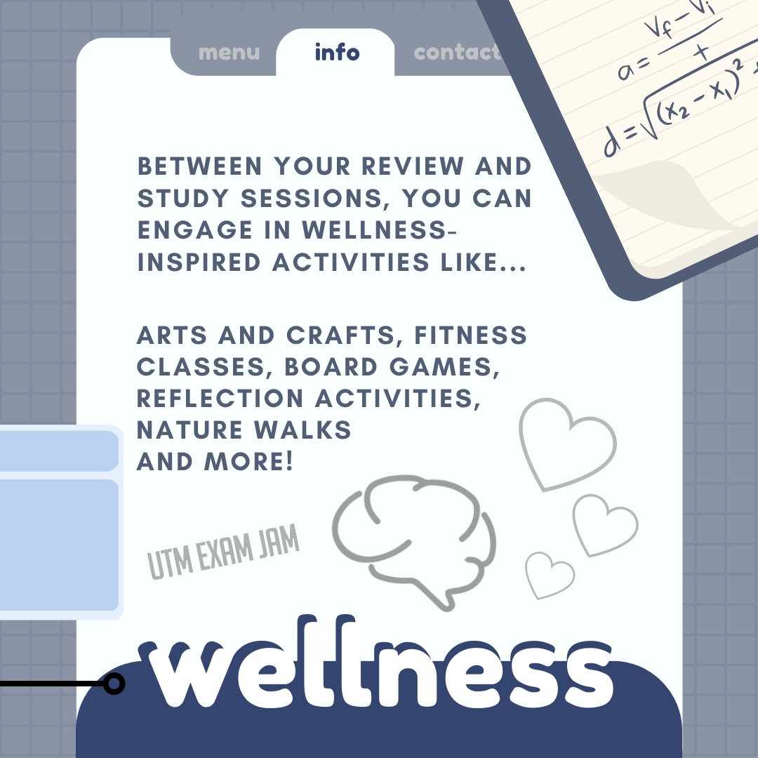 UTM Engage (@utm_engage) on Twitter photo Come join the UTM community at Exam Jam where you will have the opportunity to engage with your courses, learn a few new study strategies, Have some fun with de-stressing activities and fuel up for exam session. 
💻 Visit uoft.me/utmexamjam for more information. Come join the UTM community at Exam Jam where you will have the opportunity to engage with your courses, learn a few new study strategies, Have some fun with de-stressing activities and fuel up for exam session. 
💻 Visit uoft.me/utmexamjam for more information.