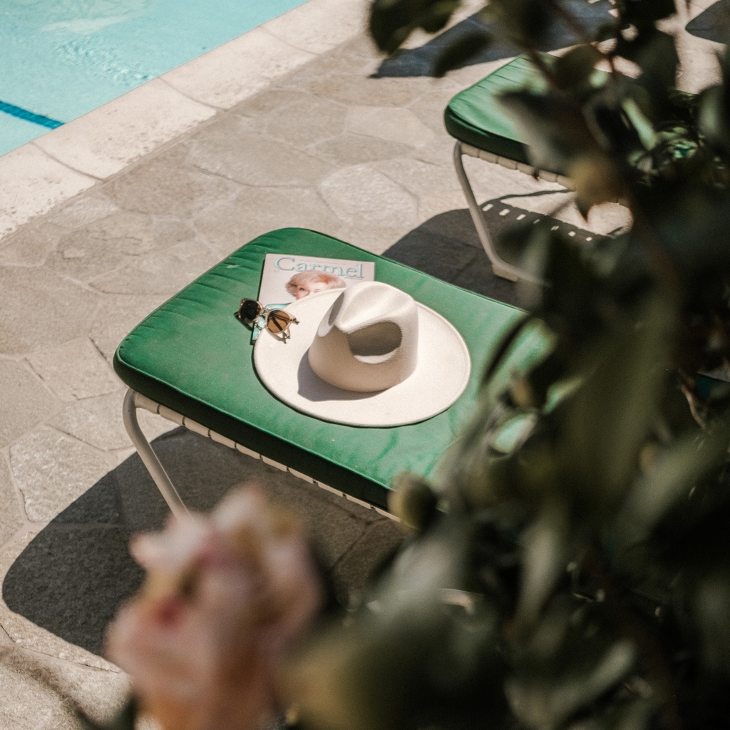 What are your poolside essentials?

📸 @josegasparian
#unwind #calming #luxuryhotel #beautifulhotels #hotellife #hotels #hoteldesign #luxuryhotels #designhotel #smallluxuryhotels #wheretostay #hotellovers #hotelview #visitcarmel #carmelbythesea #california #laplayaca