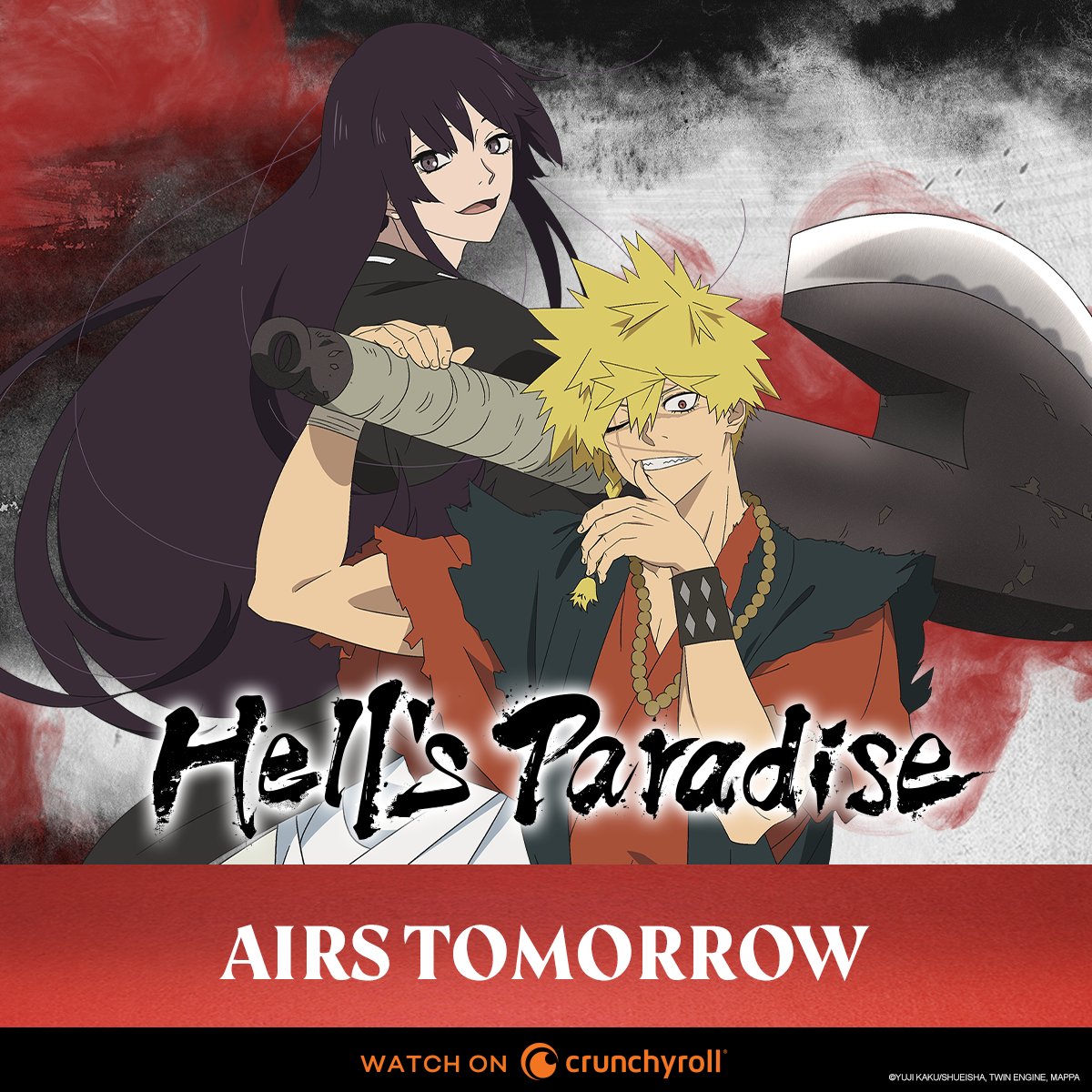 Crunchyroll - Here's the exact time Hell's Paradise begins, exclusively on  Crunchyroll! 🔥READ: got.cr/HPexacttime-fb