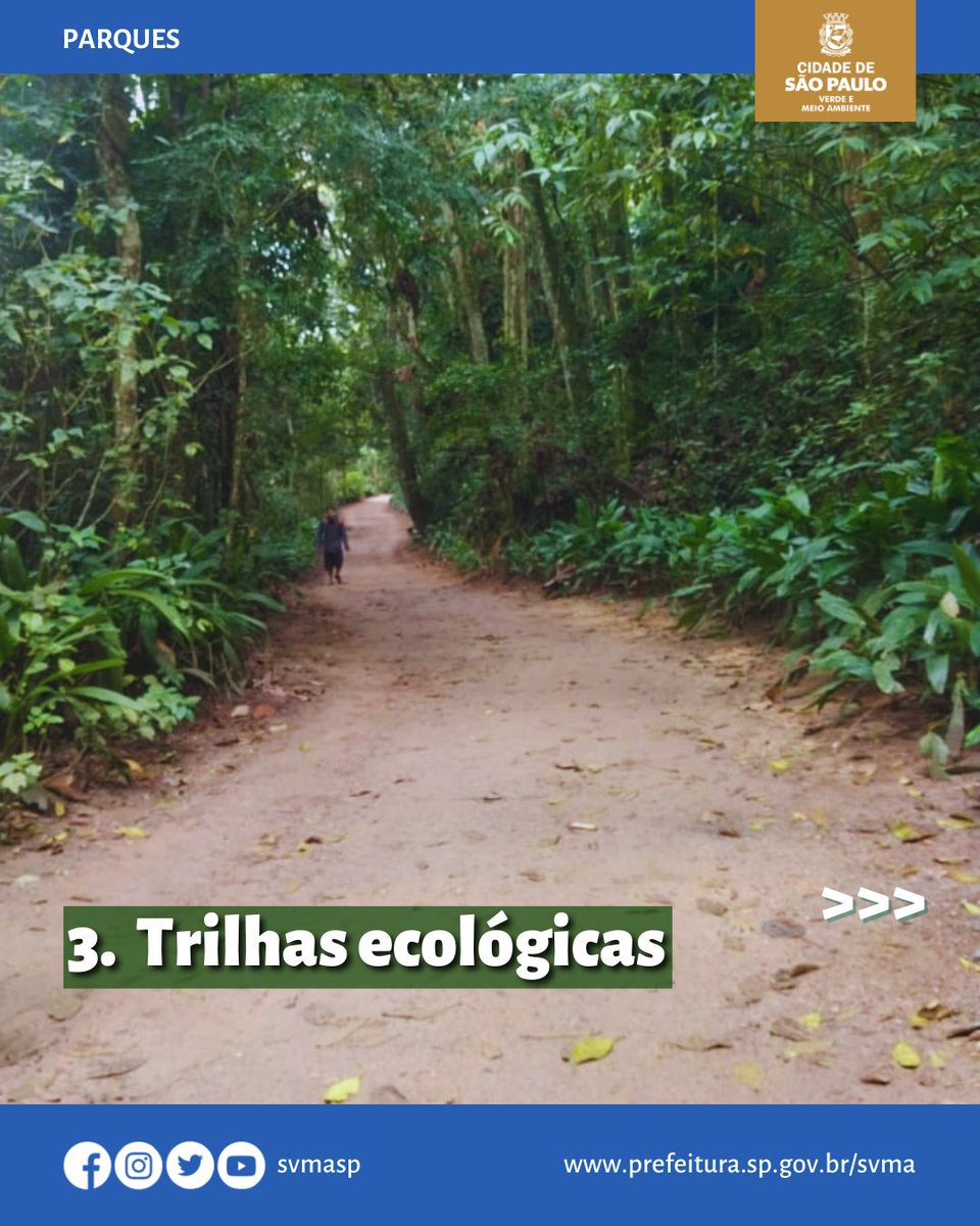 svmasp's tweet photo. No último dia do mês venha conhecer mais um parque urbano da nossa cidade. Hoje, separamos quatro excelentes dicas para passear nesta área verde localizada na zona sul. Aproveite e convide um amigo para apreciar esse espaço com você.
#svma #parquessp #meioambiente #natureza https://t.co/A5Uj5J3NdH