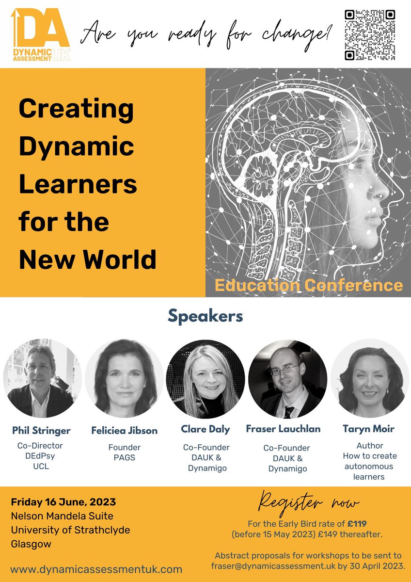 We can’t wait for this one. Suitable for all educators interested in developing learner potential. Contact us to find out more! 
#creatingdynamiclearners #twitterEPs