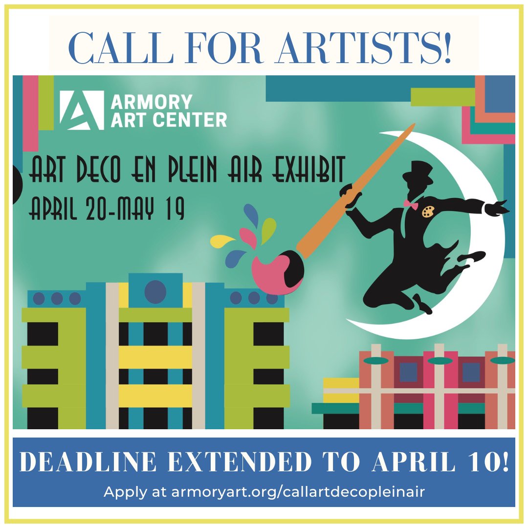 Armory Art Center on Twitter "Call for Artists! We have extended the deadline to April 10