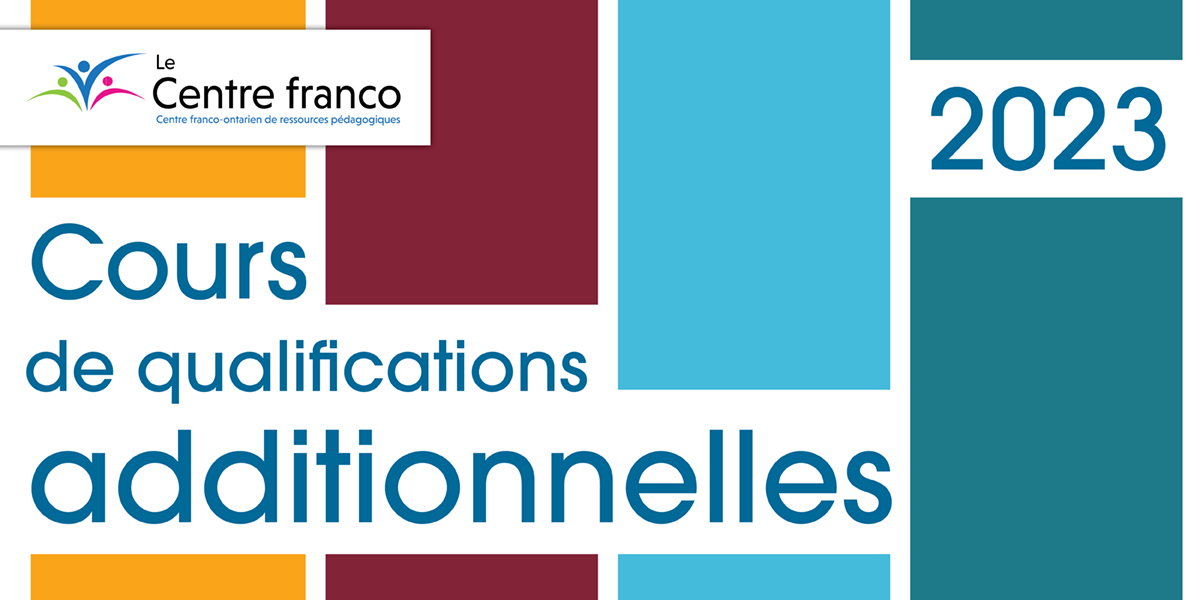 Découvrez toute notre offre de cours menant à une qualification additionnelle, reconnus par l’Ordre des enseignantes et des enseignants de l’Ontario (OEEO) à l'été 2023.  
Hâtez-vous de vous inscrire!
🌐 lecentrefranco.ca/cours-de-quali…
#lecentrefranco #sciences #lecture #maths #QA