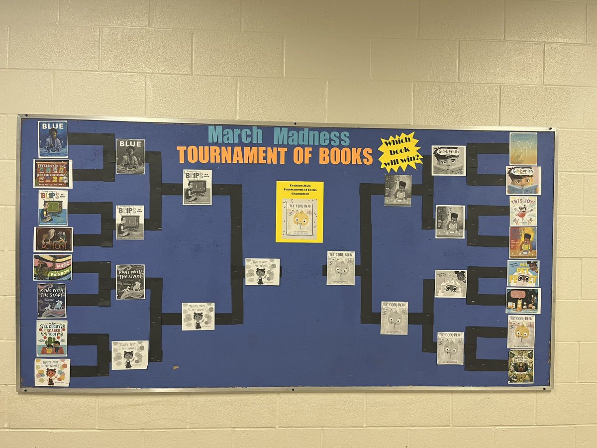 HeatherBrush15's tweet photo. Our Mach Madness Tournament of books has come to an end. The winner is The Cool Bean! It’s been great listening to and discussing a variety of different stories. https://t.co/uhf6aSFjmh