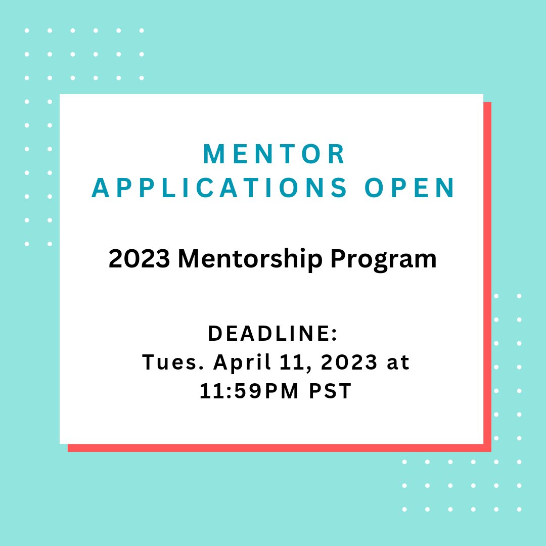 Work in Culture (@workinculture) on Twitter photo Applications are open for mentors interested in participating in <a href="/BIPOCPub/">BIPOC of Publishing in Canada - UPDATES ONLY</a>'s 2023 Mentorship Program, which supports BIPOC workers in Canada's book publishing industry! Learn more and apply by April 11: bipocofpublishing.ca/mentorship-pro… #WICWeekEnds Applications are open for mentors interested in participating in <a href="/BIPOCPub/">BIPOC of Publishing in Canada - UPDATES ONLY</a>'s 2023 Mentorship Program, which supports BIPOC workers in Canada's book publishing industry! Learn more and apply by April 11: bipocofpublishing.ca/mentorship-pro… #WICWeekEnds