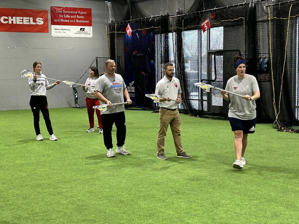 Friday fun at the EAA office learning how to play Lacrosse and testing out new unified sticks provided through a grant from <a href="/USA_Lacrosse/">USA Lacrosse</a>! Thank you Rocket Carwash for the target!