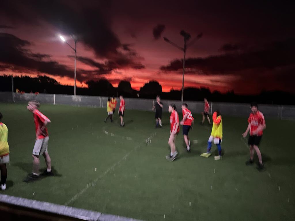 ActionIreland's tweet photo. Our @PortmarnockCS students had a super evening and a lovely team dinner with their new friends after!
And……Check out that sunset 😍😍
#AIT #lesotho2023 #workingtochangethefuture #actionirelandtrust #TogetherWeCan #Basotho #sport #football #education #community #care @kick4life https://t.co/s6ofO1fkVC