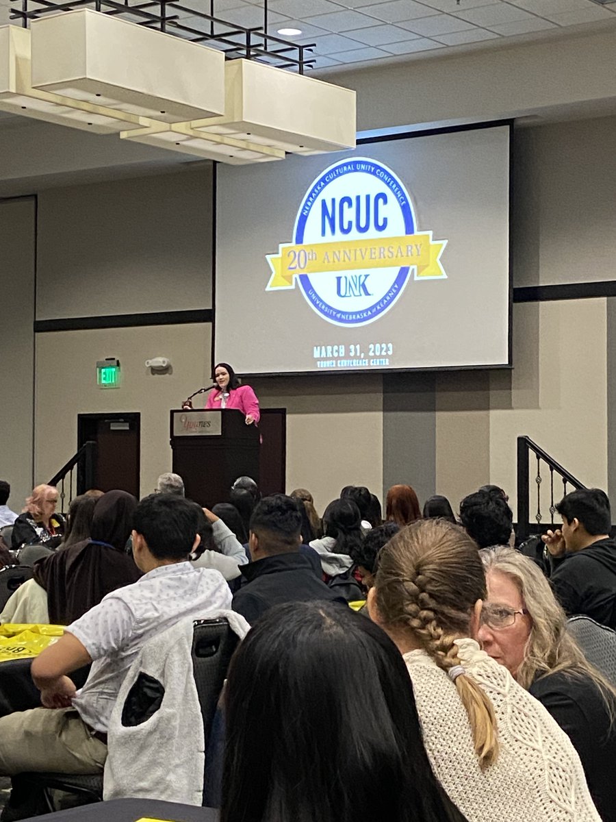 KearneyHigh's tweet photo. Today, the KHS Kearney Bound Junior Scholars attended the Nebraska Cultural Unity Conference where they completed teamΒ building activities, attended breakout sessions, & met with UNK representatives about college majors! ππ
#kearneyhigh #bearcats #collegebound #hypecrew https://t.co/BAKP4uHgfW