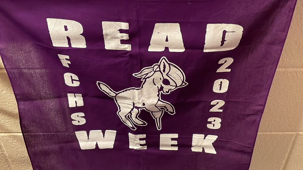 This high school mascot got a little Only &amp; Ever This treatment for their Read Week celebration - AMAZING!