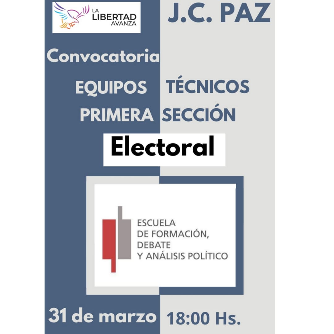 EFDAP1's tweet photo. Hoy estaremos trabajando con los equipos técnicos de la primera sección electoral, por una provincia libre junto a @JMilei Presidente y @EstudioPareja https://t.co/QKUSy8VBk4