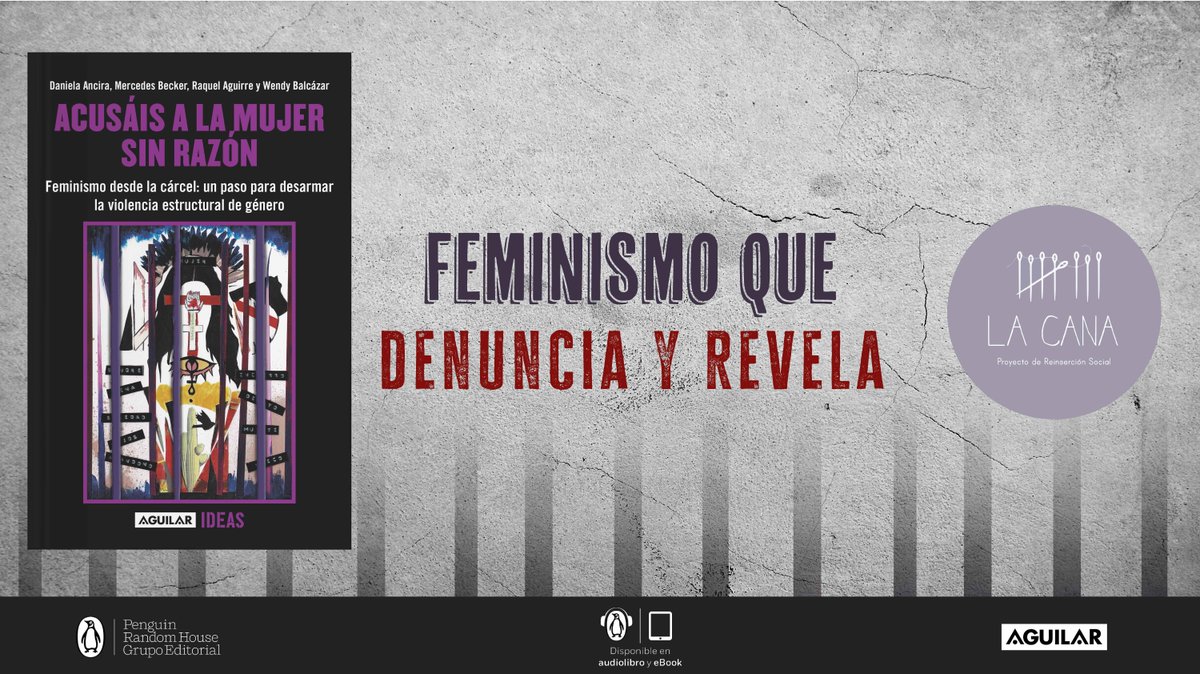 ACUSÁIS A LA MUJER SIN RAZÓN de <a href="/daniancira/">Daniela Ancira</a>, <a href="/becker_merche/">Merche Becker</a>, <a href="/RaquelAguirreGa/">Raquel Aguirre</a> y <a href="/wenbalcazar/">Wendy Balcázar</a>, es la voz de mujeres privadas de su libertad y de quienes trabajan en su reinserción que expone una realidad que la sociedad ignora. 

Encuéntralo aquí 👉: bit.ly/3E5Z477