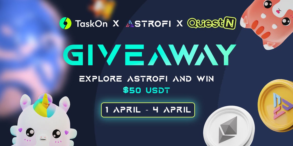 Astrofiorg's tweet photo. @Astrofiorg  has been deployed on the most trusted Blockchain @ethereum  .To celebrate our launch,we decide to make a giveaway to our supporter by collabs with @taskonxyz and @QuestN_com to host our giveaway!

📜Rules:
✅Follow @Astrofiorg 
✅Join our Telegram

$AFI #AFI #ETH https://t.co/bNwWGVCGat