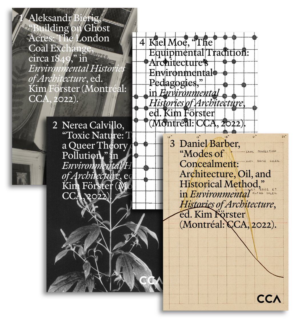 CCA, Canadian Centre for Architecture (@ccawire) on Twitter photo The first four chapters of our open-access publication "Environmental Histories of Architecture" are available in PDF and ePub formats on <a href="/lbrystk/">lbrystk</a>. Here to download your copy: librarystack.org/environmental-…
Edited by @KimFrster1 /Managing editor: Claire Lubell /Graphic design: Tessier A The first four chapters of our open-access publication "Environmental Histories of Architecture" are available in PDF and ePub formats on <a href="/lbrystk/">lbrystk</a>. Here to download your copy: librarystack.org/environmental-…
Edited by @KimFrster1 /Managing editor: Claire Lubell /Graphic design: Tessier A