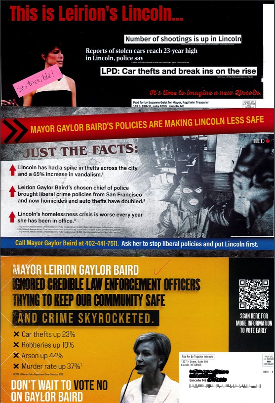 LCRPNE's tweet photo. Facts in the mail today! Documented articles & reports show Lincoln car thefts, break-ins have reached 23-year high, the number of shootings & homicides also increased by 40%. Time to #DumpBaird & #MakeLincolnSafer for all of us. #LincolnSafety #VoteForChange
@Sbader123
@NEGOP https://t.co/c5qbITb8na