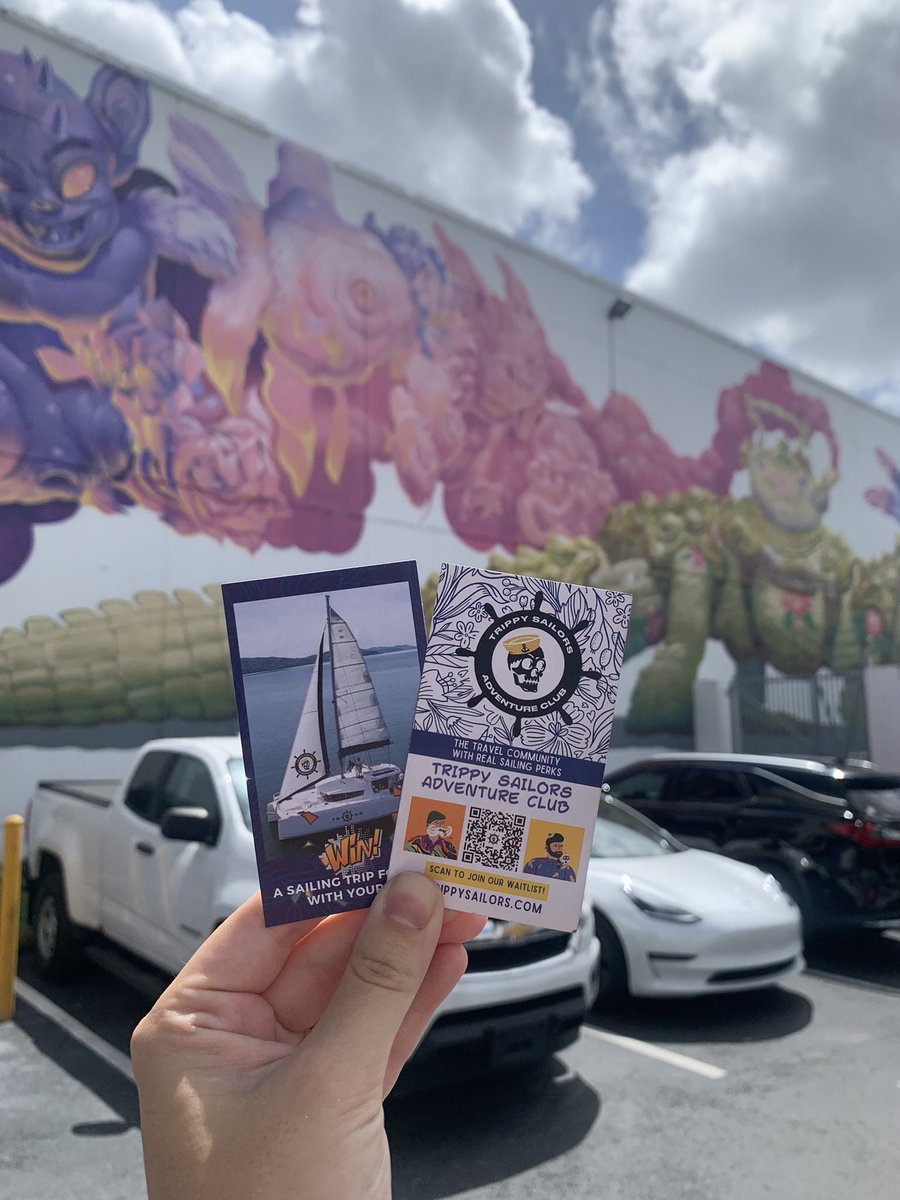 Karla_Crypto's tweet photo. GM #MiamiNFTWeek ✌️let’s talk about IRL travel utility ⛵️🏝️☀️ https://t.co/XnOz47EG0l
