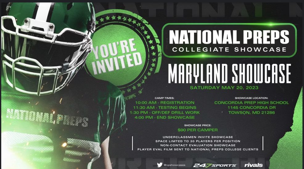 I’m thankful for the opportunity to showcase my talent at the national prep maryland showcase! <a href="/tdhald/">Todd Haldis</a> <a href="/NPCoachZim/">Donnie Zimmerman</a> <a href="/NPShowcases/">National Preps Showcases</a>